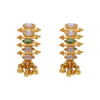 Gold Stone Earrings For Women