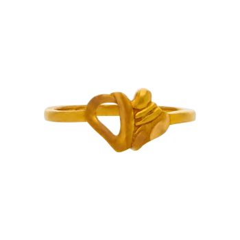 Hearty Love Gold Ring