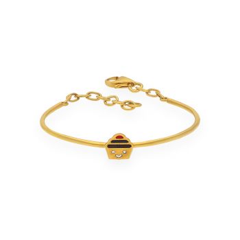 Gold Cupcake Bracelet For Kids