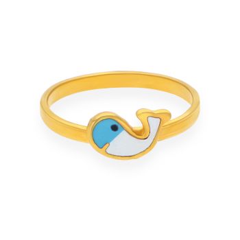 Dolphin Gold ring For Kids