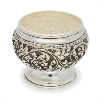 Antique silver pooja bowl.