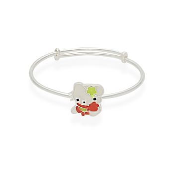 Silver Hello Kitty Enamel Kadaas For Kids