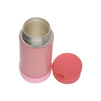 Pink Silver Milk Bottle For Kids