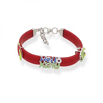 Silver red Hello Kitty Kids Bracelet