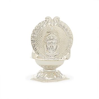 Divine Pure Silver Kamakshi Deepam