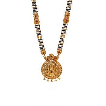 Traditional Antique Gold Mangalsutra Chain