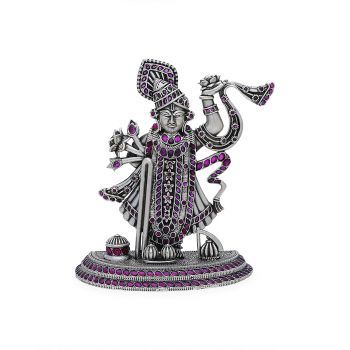 Lord Krishna Idol with and Kundans Finishing