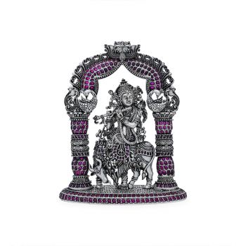 Krishna Idol With Cow  