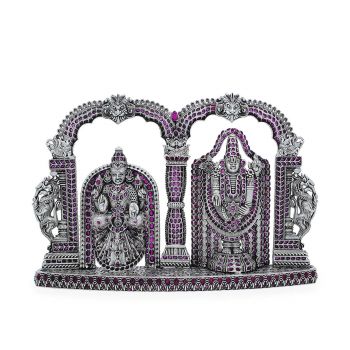  Balaji & Padmavathi Pure Silver Idol 