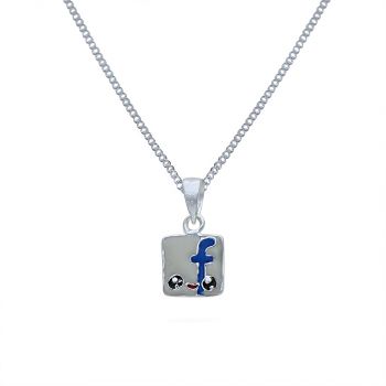 Facebook Shape pendent