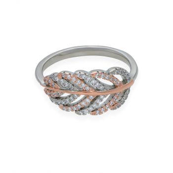 Silver Feather Ring