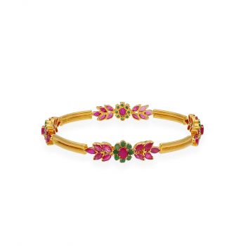 Gold Stone Bangles for Women