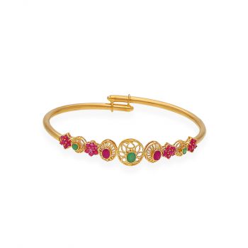 Gold Ruby Bracelet For Women