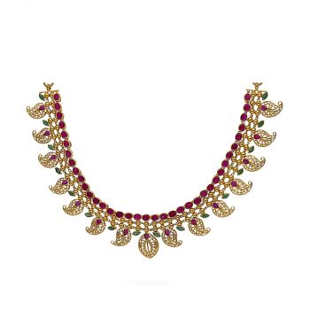 Gold Stone Necklace for Women