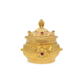 Gold Kumkum Box