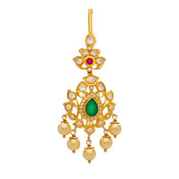 22kt Gold Maang Tikka for Heavenly Adornments