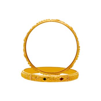 Splendid Grace: Artisanal Gold Bangles