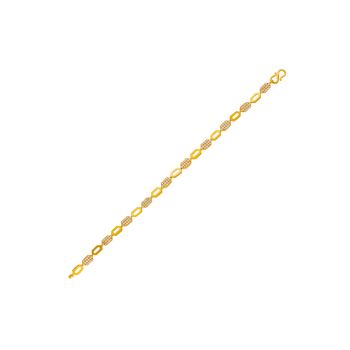 Elegant 22K Gold Charm Bracelet for Women