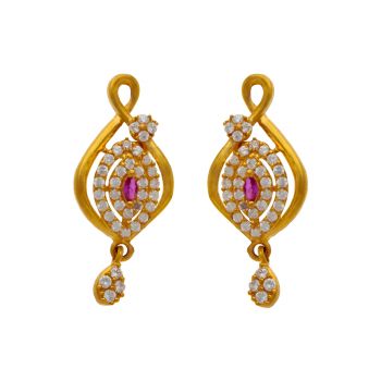 Luxury in Every Drop: 22K Gold Earrings