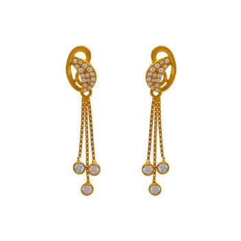 Gold Mango Earrings with a Sleek, Modern Twist