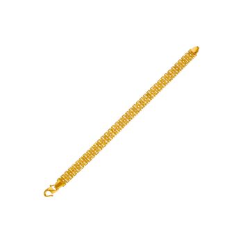 Royal Radiance: Pure 22K Gold Bracelet for Men