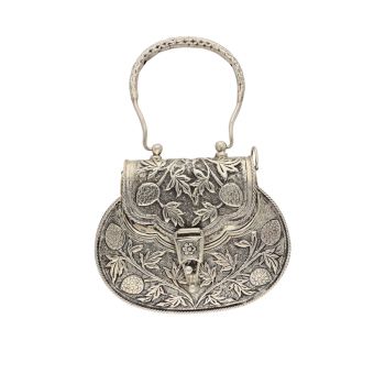 Exquisite Luxury Silver Handbag