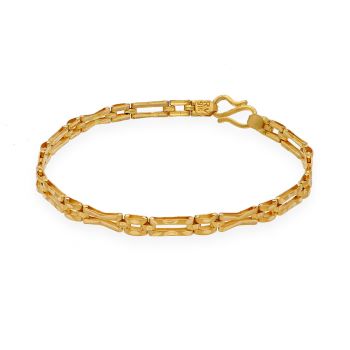 Lustrous Link Gold Bracelet