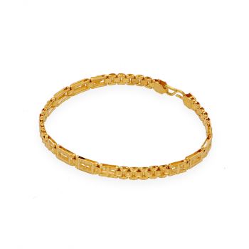 Lustrous Link Golden Bracelet