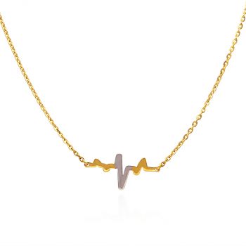 Heartbeat Golden Necklace