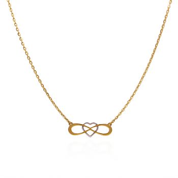 Forever Love Golden Necklace