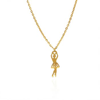 Dancer Golden Necklace