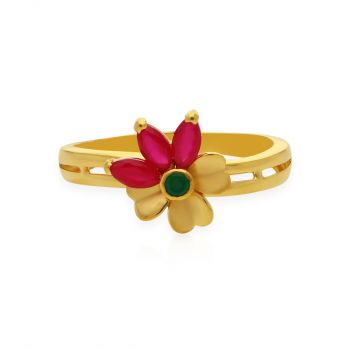 Gold Floral Ring