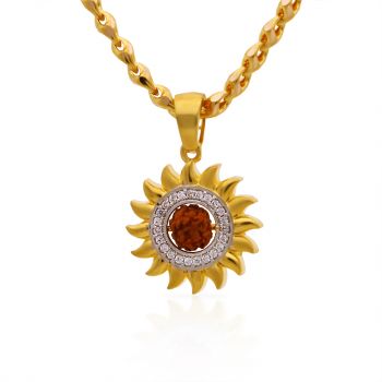 Rudraksha Signity Gold Pendant