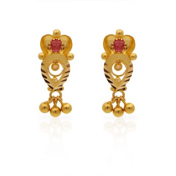 Divine Signity Golden Earrings