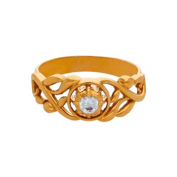 Radiant 22K Gold Ring – A Touch of Pure Elegance