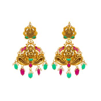 Eternal Embers Ruby & Emerald Sparklers Earrings 