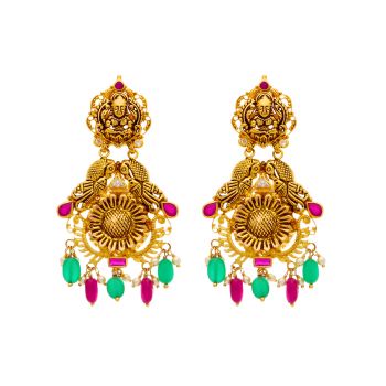 Lakshmi-Inspired Flower Earring's