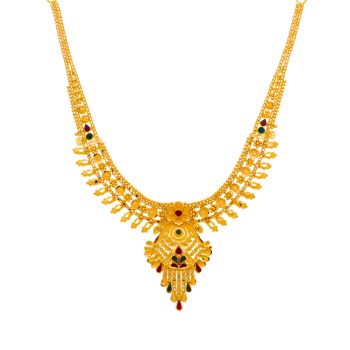 Simple Traditional Gold Necklace