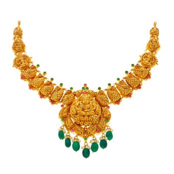 Glorious Semi-Antique Gold Necklace Radiance