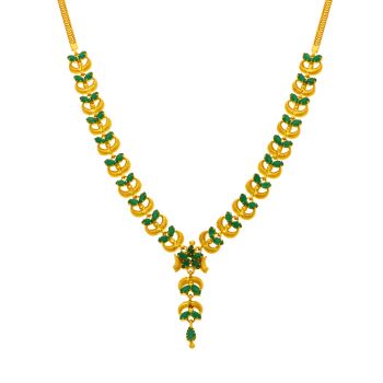 Regal Gleam: Majestic Gold Necklace Designs