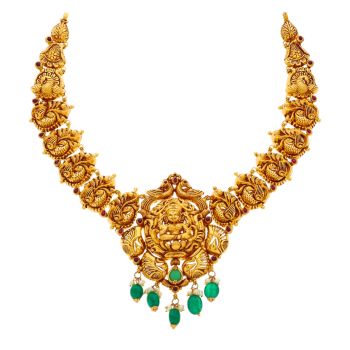 Antique Style Bridal Gold Necklace