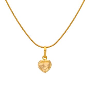 22KT Heart pendant