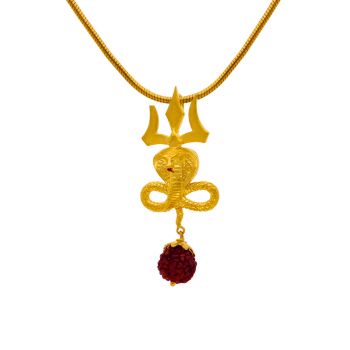 Trishulank Gold Pendant