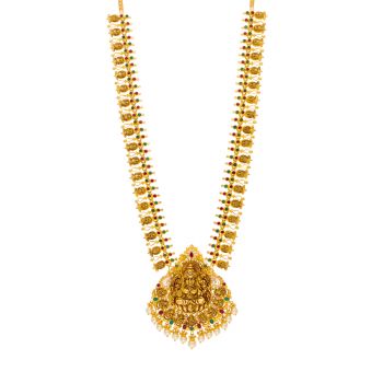 Traditional Gold Lakshmi Haaram