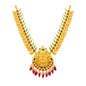 Traditional and Contemporary Gold Necklace