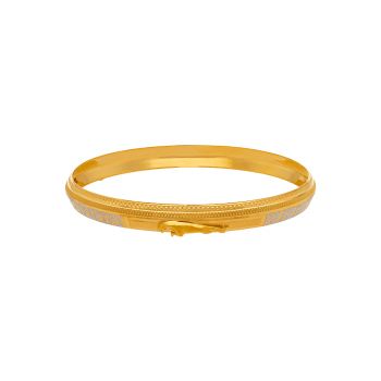 Simple Gold Kada For Men