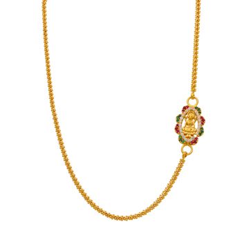 Long Chain With Godess Lakshmi Pendent