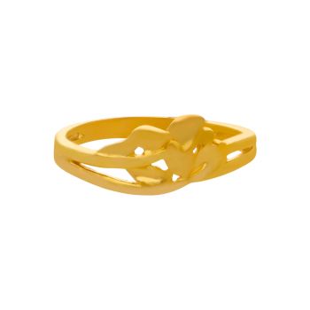 Gilded Majesty: 22kt Gold Women Finger Ring