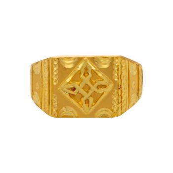 Ultimate Prestige: 22kt Gold Men's Luxury Ring