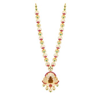 Divine 22kt Gold Ruby & Emerald stone Haram